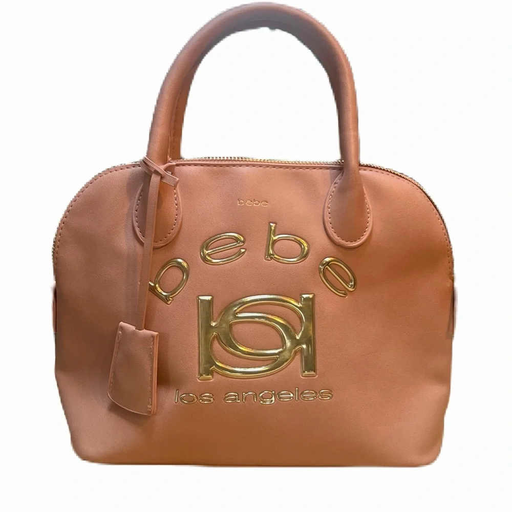 Bebe Kayla Dome Satchel Purse Handbag